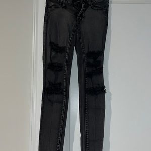AE super super stretch ripped Jegging size 2R